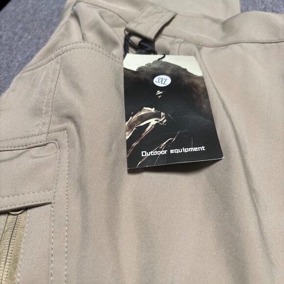 Mens Tactical Cargo Pants Water Resistant Hiking Outdoor Work Pants Multi Pocket - Picture 10 of 10